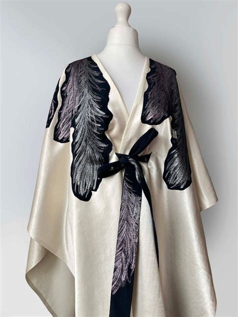 metallic fabric kimonos|Midnight Metallic Kimono .